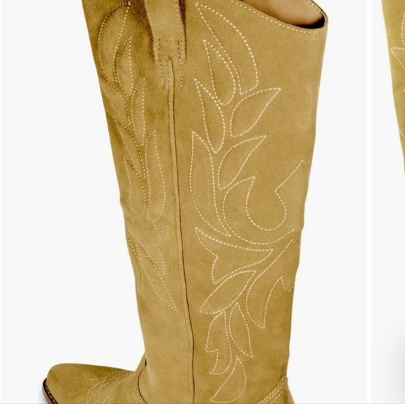 Band Of The Free Austin Western Boot In Tan - Picture 3 of 12